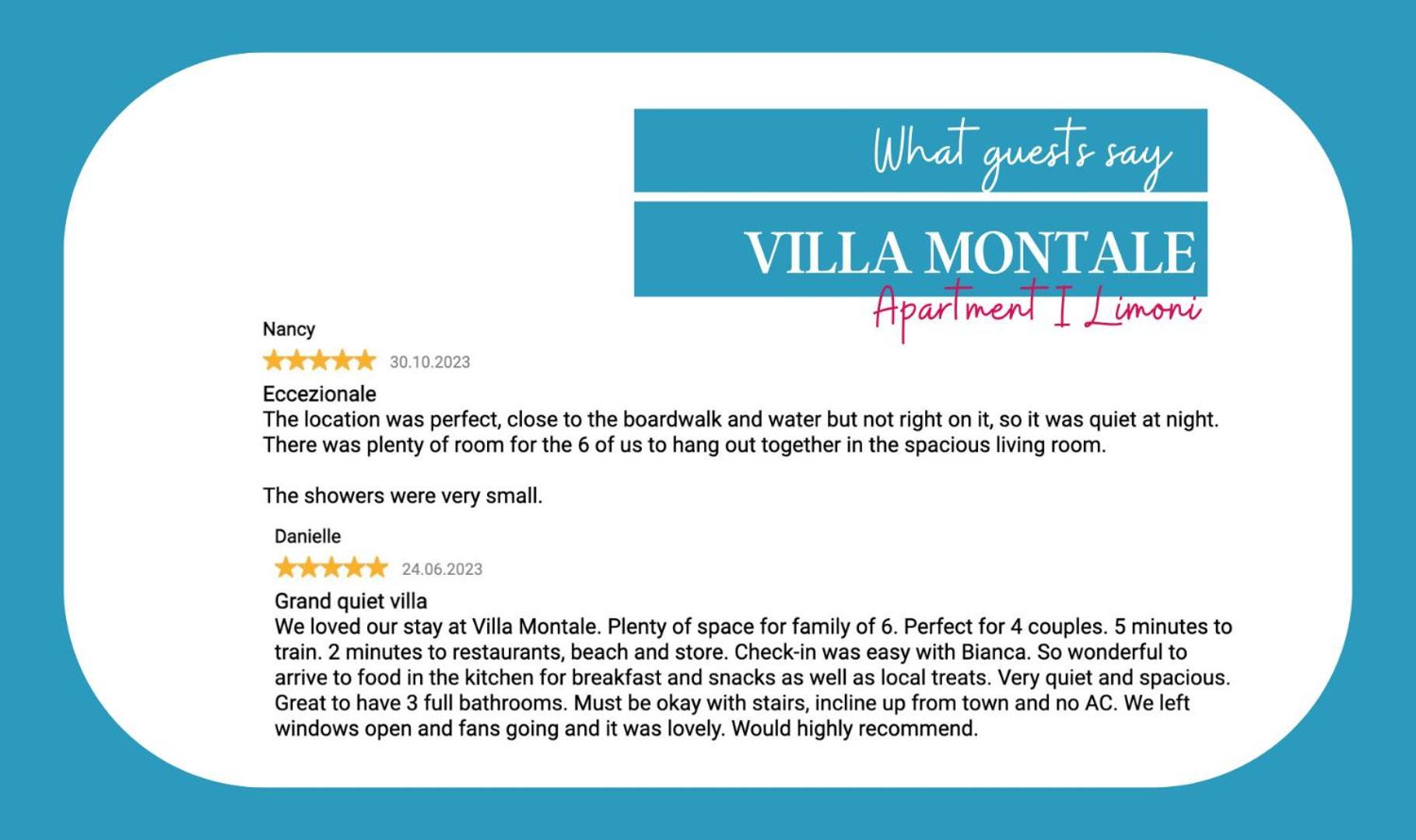 Villa Montale Apartment I Limoni Monterosso al Mare Bagian luar foto