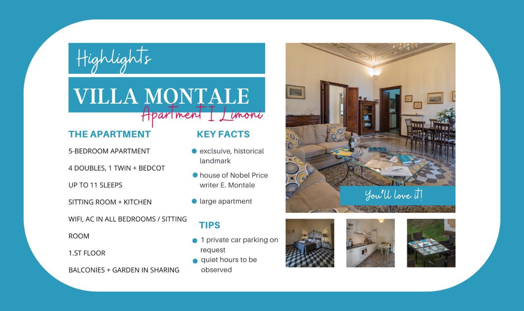 Villa Montale Apartment I Limoni Monterosso al Mare Bagian luar foto